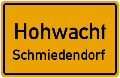 Straßenverzeichnis Hohwacht Schmiedendorf