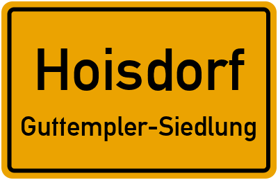 Straßenverzeichnis Hoisdorf Guttempler-Siedlung