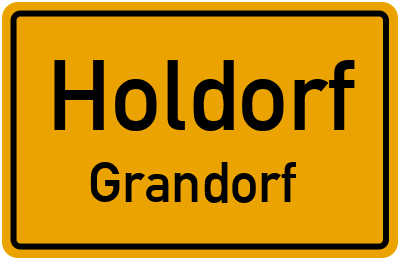 Straßenverzeichnis Holdorf Grandorf