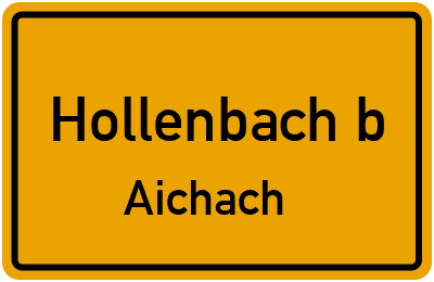 Branchenbuch Hollenbach b. Aichach, Bayern
