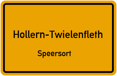Straßenverzeichnis Hollern-Twielenfleth Speersort