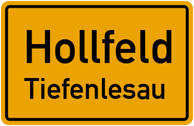Straßenverzeichnis Hollfeld Tiefenlesau