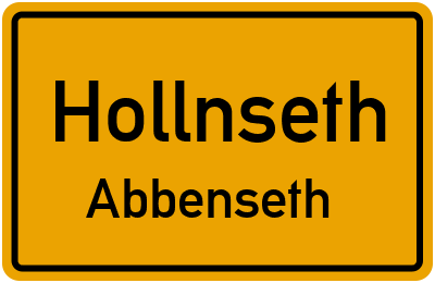 Straßenverzeichnis Hollnseth Abbenseth