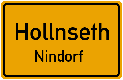 Straßenverzeichnis Hollnseth Nindorf