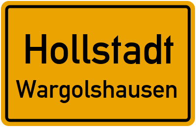 Straßenverzeichnis Hollstadt Wargolshausen