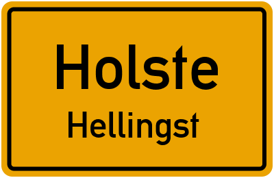 Straßenverzeichnis Holste Hellingst