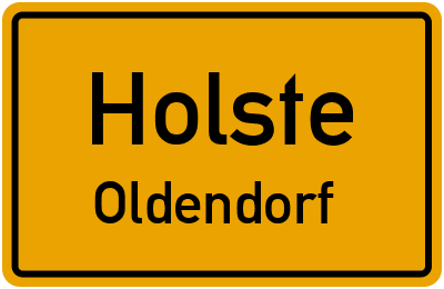 Straßenverzeichnis Holste Oldendorf