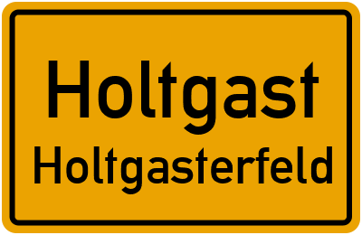 Straßenverzeichnis Holtgast Holtgasterfeld