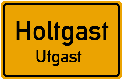 Straßenverzeichnis Holtgast Utgast