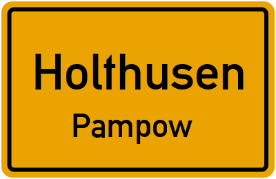 Straßenverzeichnis Holthusen Pampow