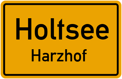 Straßenverzeichnis Holtsee Harzhof