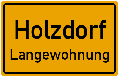 Straßenverzeichnis Holzdorf Langewohnung