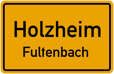 Straßenverzeichnis Holzheim Fultenbach