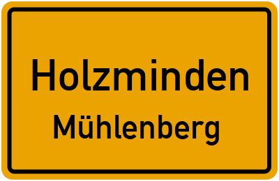 Straßenverzeichnis Holzminden Mühlenberg