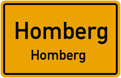 Straßenverzeichnis Homberg Homberg