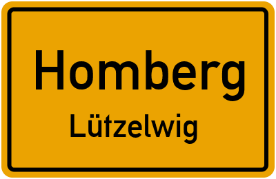 Straßenverzeichnis Homberg Lützelwig