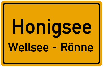 Straßenverzeichnis Honigsee Wellsee - Rönne
