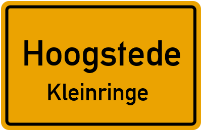 Straßenverzeichnis Hoogstede Kleinringe