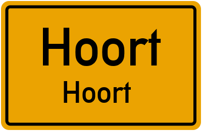 Straßenverzeichnis Hoort Hoort