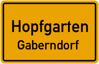 Straßenverzeichnis Hopfgarten Gaberndorf