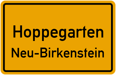 Straßenverzeichnis Hoppegarten Neu-Birkenstein