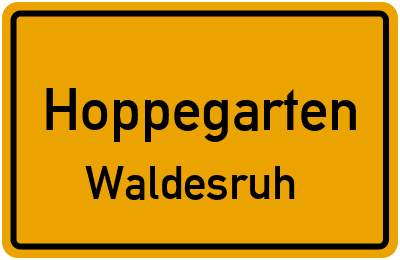 Straßenverzeichnis Hoppegarten Waldesruh