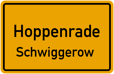 Straßenverzeichnis Hoppenrade Schwiggerow