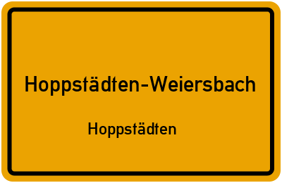 Straßenverzeichnis Hoppstädten-Weiersbach Hoppstädten