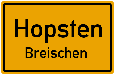Straßenverzeichnis Hopsten Breischen