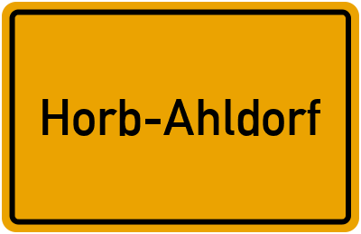 Branchenbuch Horb-Ahldorf, Baden-Württemberg