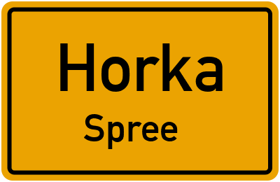 Straßenverzeichnis Horka Spree