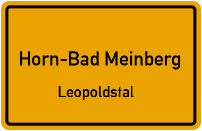 Straßenverzeichnis Horn-Bad Meinberg Leopoldstal