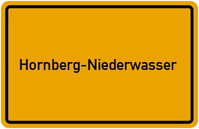 Branchenbuch Hornberg-Niederwasser, Baden-Württemberg