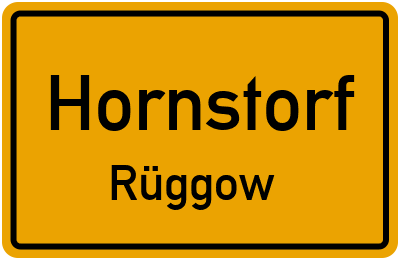 Straßenverzeichnis Hornstorf Rüggow