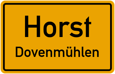 Straßenverzeichnis Horst Dovenmühlen
