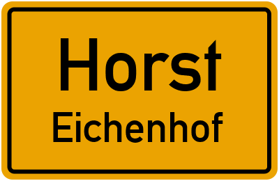 Straßenverzeichnis Horst Eichenhof