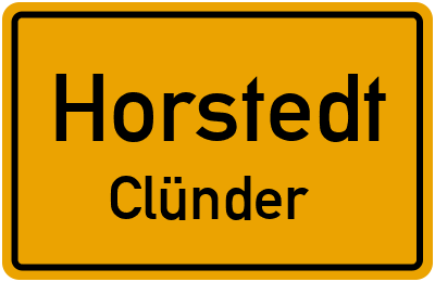 Straßenverzeichnis Horstedt Clünder