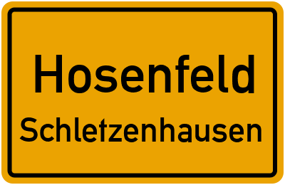 Straßenverzeichnis Hosenfeld Schletzenhausen