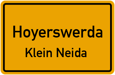 Straßenverzeichnis Hoyerswerda Klein Neida