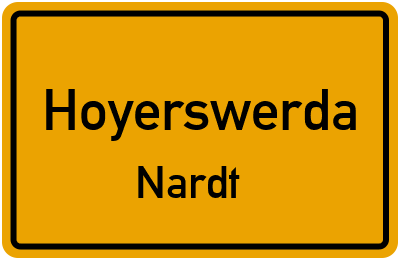 Straßenverzeichnis Hoyerswerda Nardt
