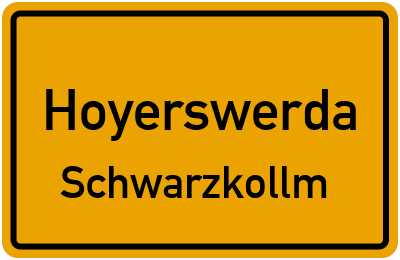 Straßenverzeichnis Hoyerswerda Schwarzkollm