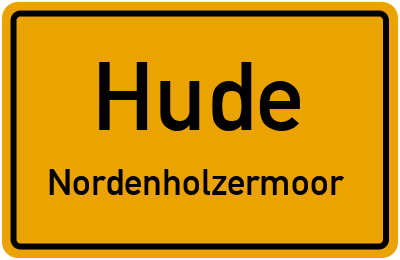 Straßenverzeichnis Hude Nordenholzermoor