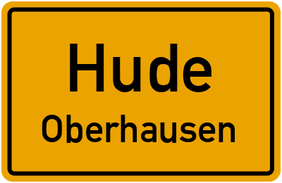 Straßenverzeichnis Hude Oberhausen