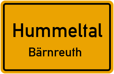 Straßenverzeichnis Hummeltal Bärnreuth
