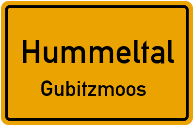 Straßenverzeichnis Hummeltal Gubitzmoos