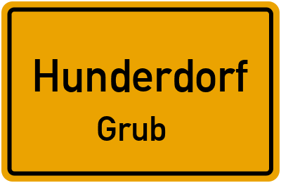 Straßenverzeichnis Hunderdorf Grub