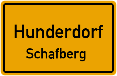 Straßenverzeichnis Hunderdorf Schafberg
