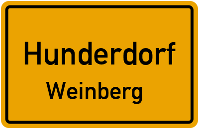 Straßenverzeichnis Hunderdorf Weinberg