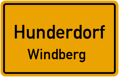 Straßenverzeichnis Hunderdorf Windberg