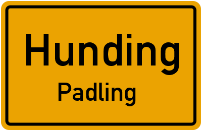 Straßenverzeichnis Hunding Padling